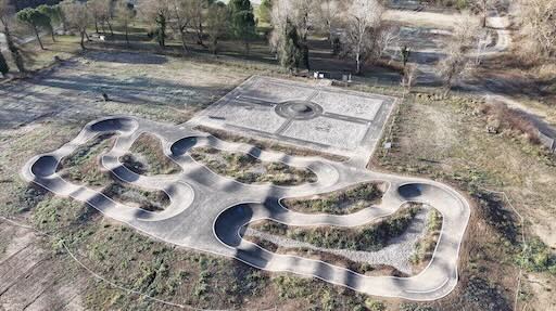 Réalisation d'une piste de Pumptrack